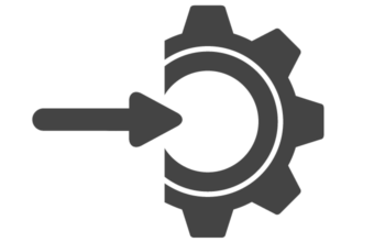All-In-One a gear with an arrow pointing to it