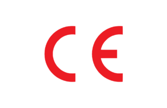 CE logo in red on white background