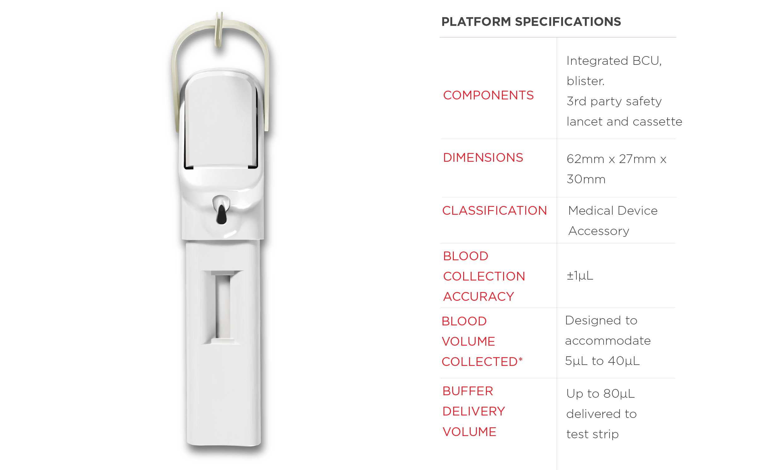 Florey-Platform-Specs Product description displayed on a clean background, highlighting key features and specifications for potential buyers.